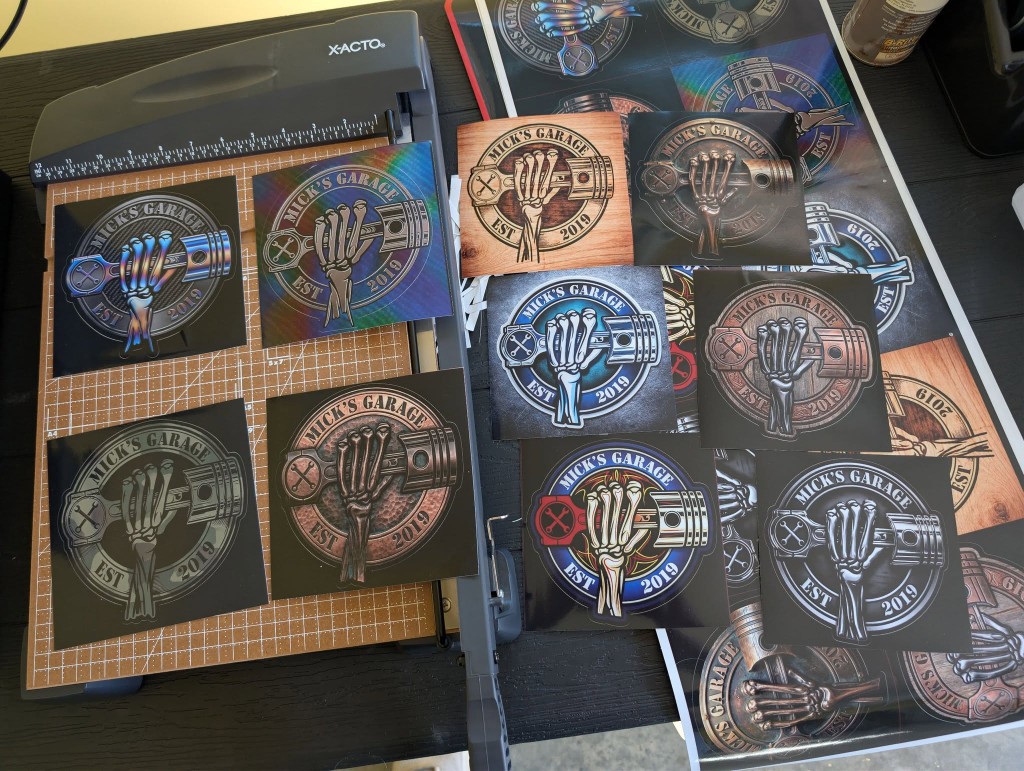 Before and after storefront sign