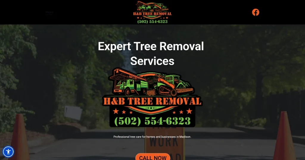 H and B Tree Removal website example
